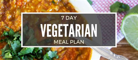 day vegetarian diet meal plan