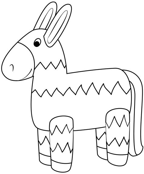 donkey pinata printable template  printable papercraft templates