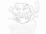 Blackhawks Avalanche Flames Hurricanes Sheet Calgary Nhl Getdrawings Designlooter sketch template