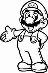 Mario Toad Coloring Pages Bros Getdrawings Drawing Super sketch template