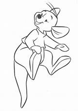 Winnie Pooh Canguro Gourou Ourson Kleurplaat Saltando Kanga Dibujos Animacion 1076 Rito Roo Hilandy Saltar Pu Coloriages Ursinho Canguros Colorare sketch template