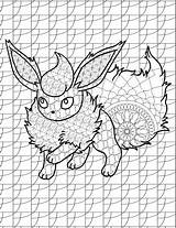 Eeveelution sketch template