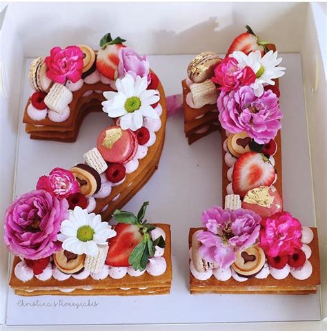 beautiful number cake designs   cottage