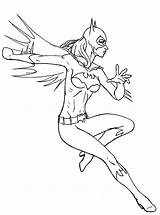 Tyson Batgirl sketch template