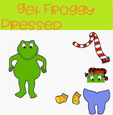 froggy  dressed printables  printable templates