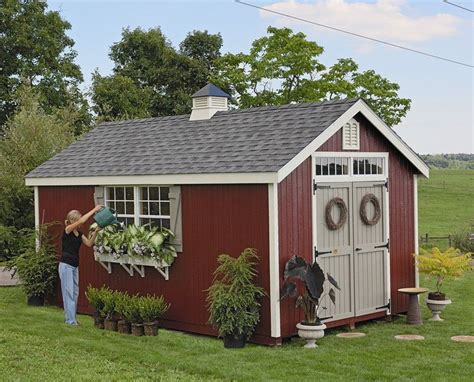 Amish Colonial Williamsburg Garden Shed Panelized Kit Shed Design