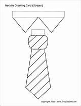 Printable Necktie Card Greeting Templates Template Father Coloring Firstpalette Tie Pages Fathers Cards Stripes Envelopes Crafts Choose Board Size sketch template