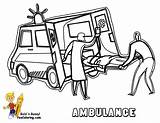 Ambulance Coloring Drawing Pages Paramedics Ems Getdrawings Popular Coloringhome sketch template
