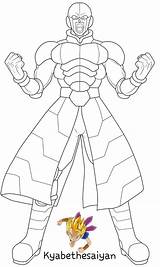 Dbs Hit Pages Lineart Dragon Coloring Deviantart Template Goku sketch template