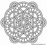 Mandalas Splendi sketch template