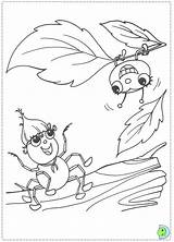 Dinokids Coloring Spider Miss Close sketch template