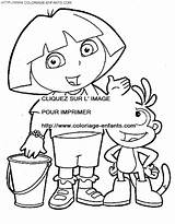 Coloring Dora Explorer Pages Book sketch template