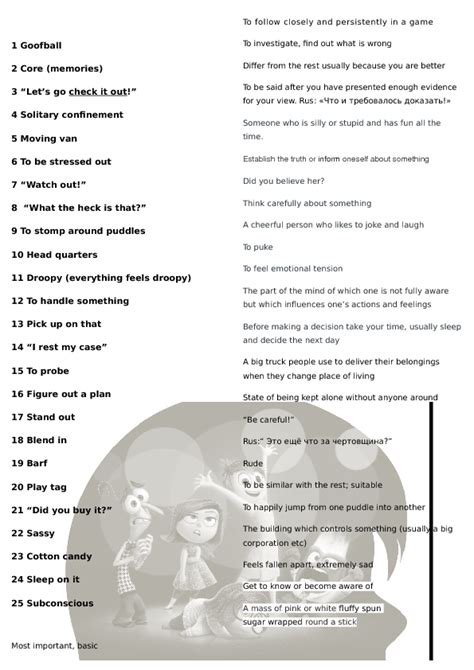 worksheet   vocabulary