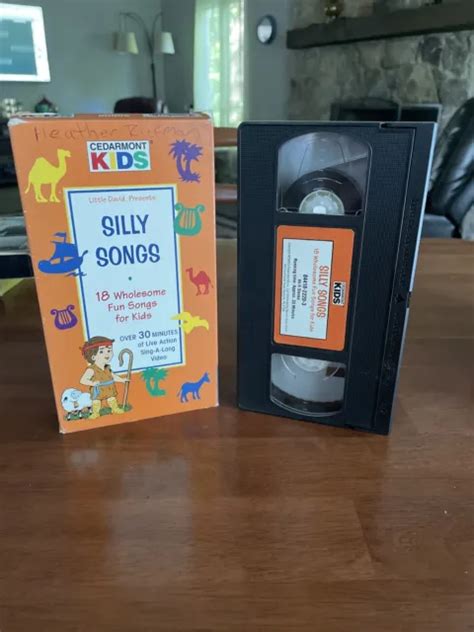 cedarmont kids silly songs vhs christian sing  rare oop kids bible church  picclick
