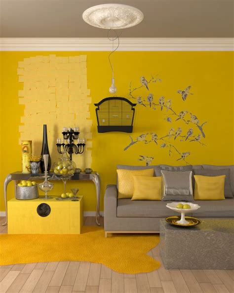 color amarillo  ideas de accentos  salones modernos