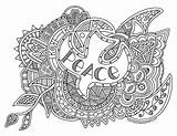 Peace Coloring Joy Hope Posters sketch template