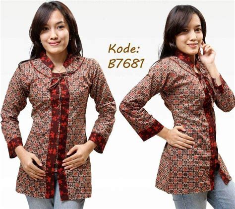 Desain Batik Wanita 2019 Busana Batik Wanita Model Pakaian