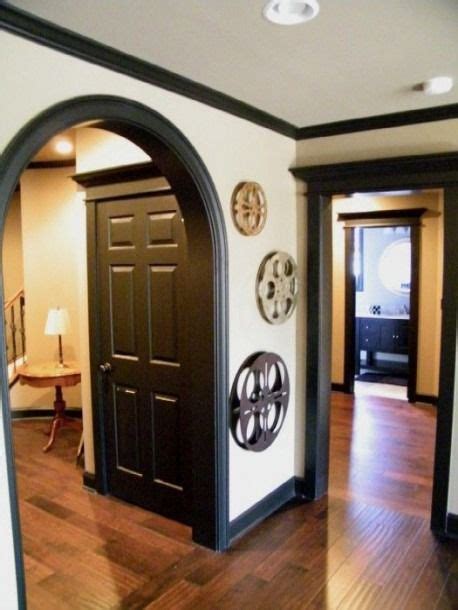 black baseboards  door frames home house home remodeling
