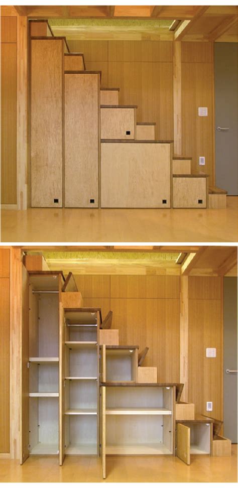 tiny house furniture fridays  staircase storage beds