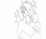 Deidara Pages Coloring Naruto Action Getcolorings Surfing Getdrawings sketch template