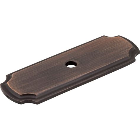 hardware resources shop  dbac knob backplate brushed oil rubbed bronze jeffrey