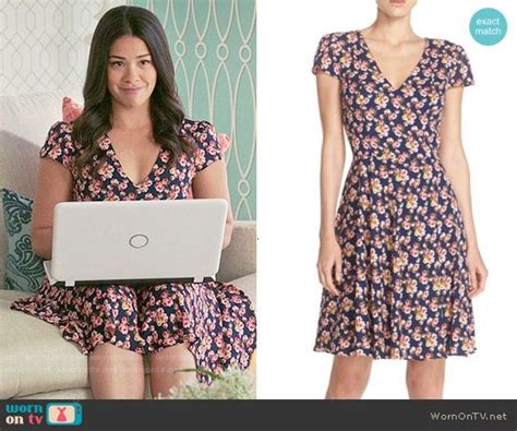 betsey johnson floral dress in 2019 jane the virgin style and clothes by wornontv dresses