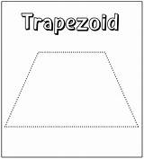 Trapezoid Trace Flashcards sketch template