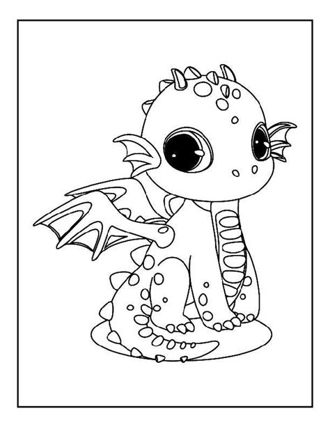 dragon coloring pages etsy