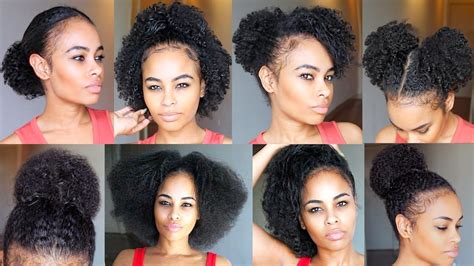 quick easy natural hairstyles   seconds  shortmedium