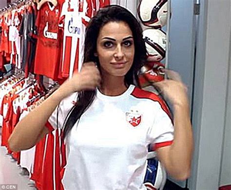 Red Star Belgrade Tv Presenter Katarina Sreckovic Ordered Away From