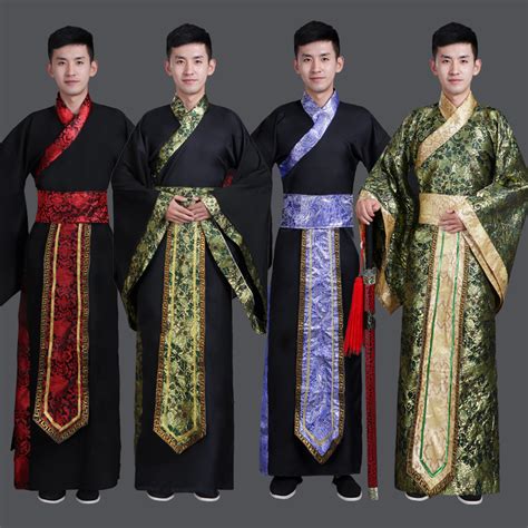Chinese Ancient Men S Hanfu Costume Adult Swordsman Cosplay Clothing