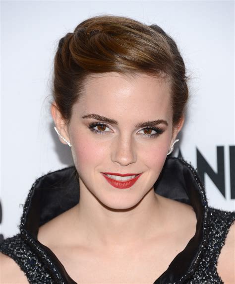 Emma Watson Braided Updo Emma Watson Hair Looks