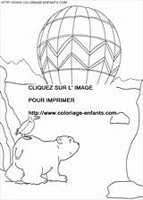 Coloring Polar Bear Little Pages Book sketch template