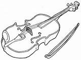 Colorear Violin Instrumentos Musicales Violines Cuerda Pegar Laminas Imagui sketch template