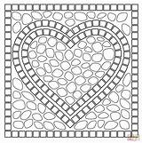 Mosaic Kids Coloring Pages Printable Pattern Disney Patterns Animal Yahoo Search Valentine sketch template