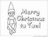 Elf Shelf Coloring Pages Christmas Printable Merry Sheets Buddy Mycupoverflows Johnson Template Print Movies December Incorporate Quote Had Favorite Family sketch template