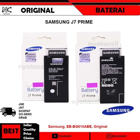 jual baterai original  samsung galaxy  prime oribatresein