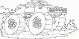 Monster Truck Coloring Pages Jet Engine Print sketch template