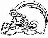 Coloring Pages Chargers San Diego Los Angeles Football Helmet Lee General Charger Patriots England Green Logo Printable Getcolorings Packers Bay sketch template
