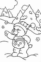 Coloring Pages Care Bear Bears Winter Color Children Kids Printables Ultimate Tenderheart Birthday Printable Parties Kid Coloriage Bisounours Print Clipart sketch template