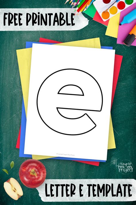 printable lowercase letter  template simple mom project