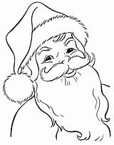 Coloring Santa Claus Pages Drawing sketch template