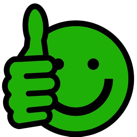 green smiley clipart