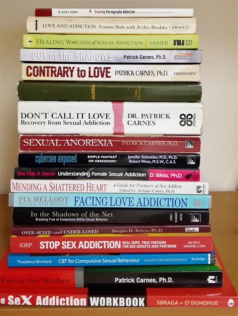 sex addiction recovery and selfhelp books for addicts and partners