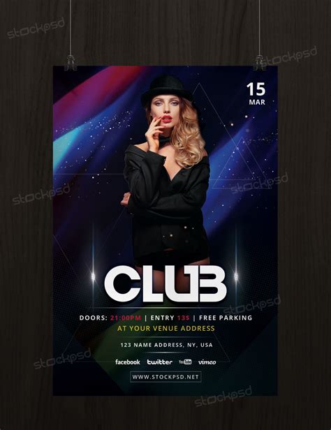 club flyer  examples format tips