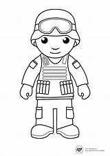 Coloring Soldier Pages Army Printable Drawing Military Print Man Kids People Color Men Lego Coloriage Printables Sheets Occupation M16 Enfant sketch template