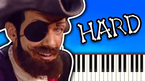 You Are A Pirate From Lazytown Piano Tutorial Youtube