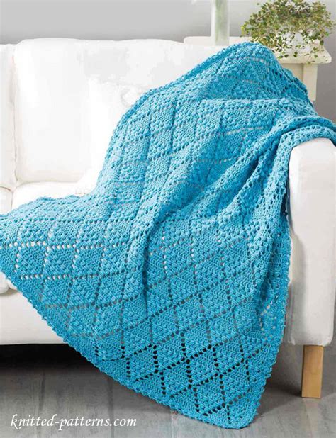 lace throw crochet pattern