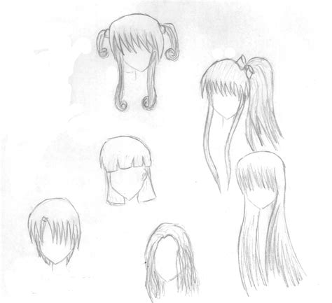 anime girl hair styles anime  drawing world photo  fanpop