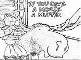 Moose Muffin sketch template